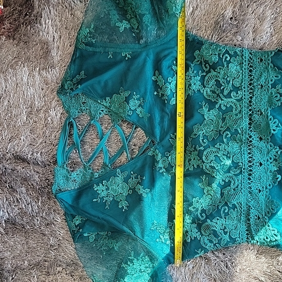 NWT Southern Fried Chics "Swept Away Dress" in Peacock - Large - Picture 6 of 9